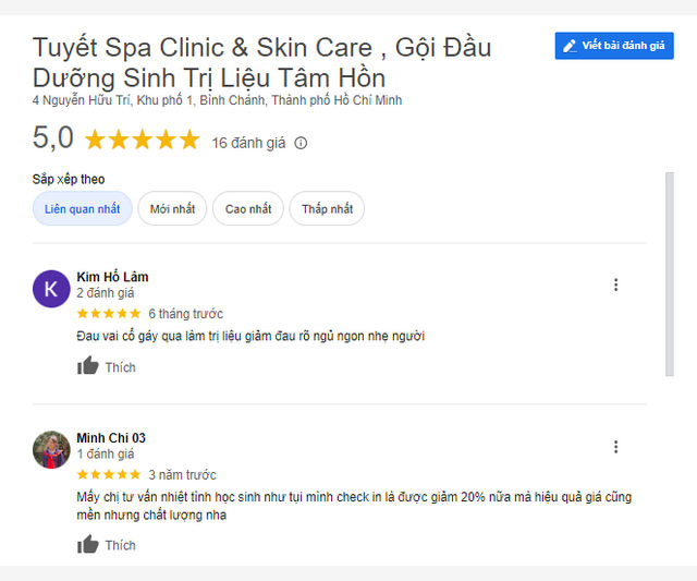 Tuyet Spa Clinic Skin Care